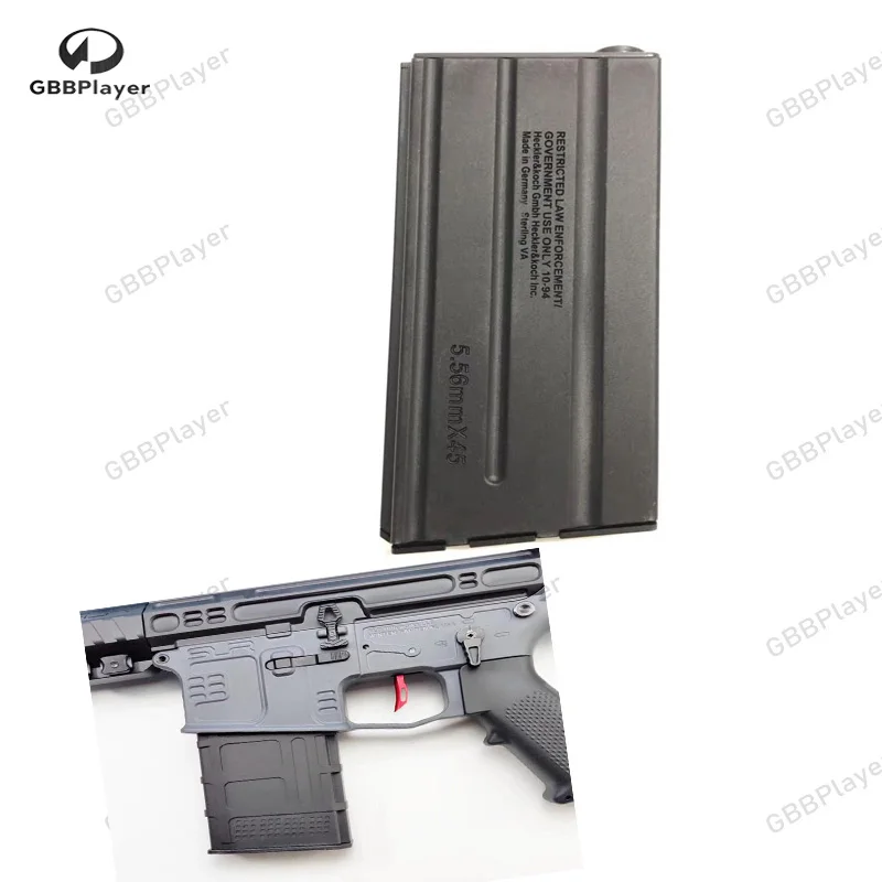 Jinming J9 JM Gen9 гелевая струя воды нейлон интегрированная короткая прямая M4 Magazine GBB |