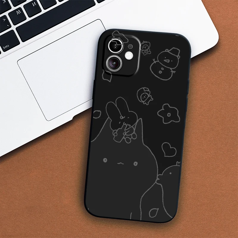 

NOHON design liquid silicone Brief strokes 11 PRO ULTRA 6X 9PRO 9SE CC9 10 LITE 10T for XIAOMI quality phone case BACK COVER