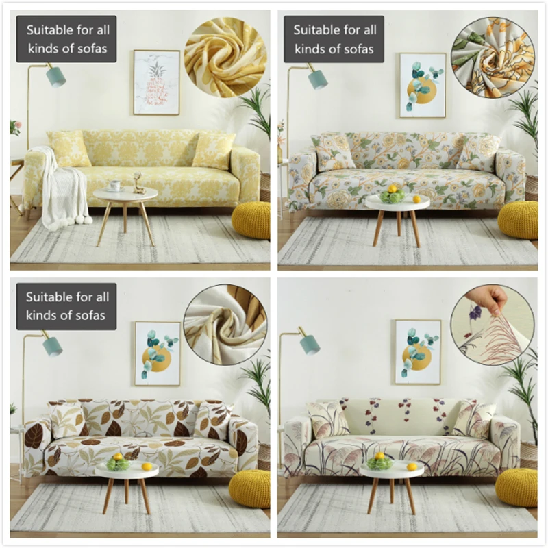 Эластичный чехол для дивана и диванных подушек облегающая пленка