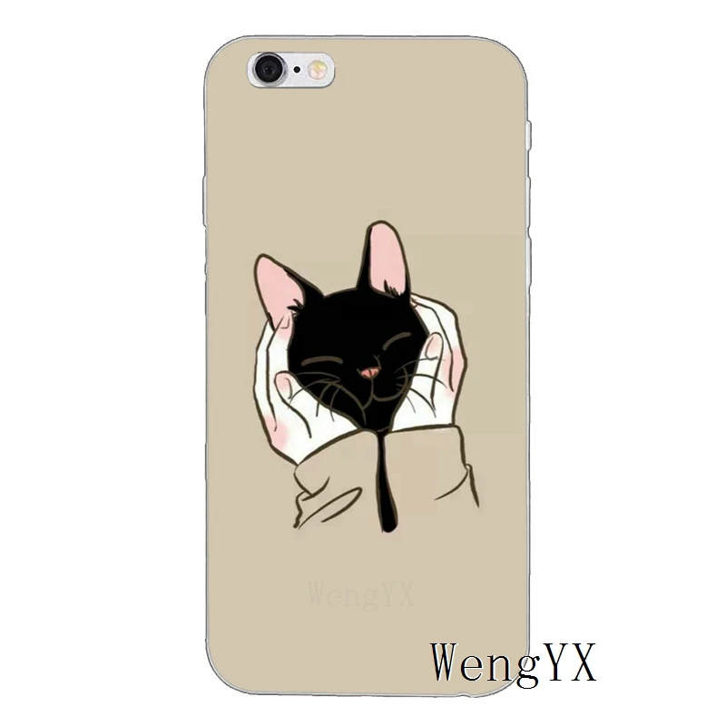 Черный чехол для iPhone 11 Pro XS Max XR X 8 7 6 6S Plus 5 5S SE 4s 4 iPod Touch|Бамперы| |