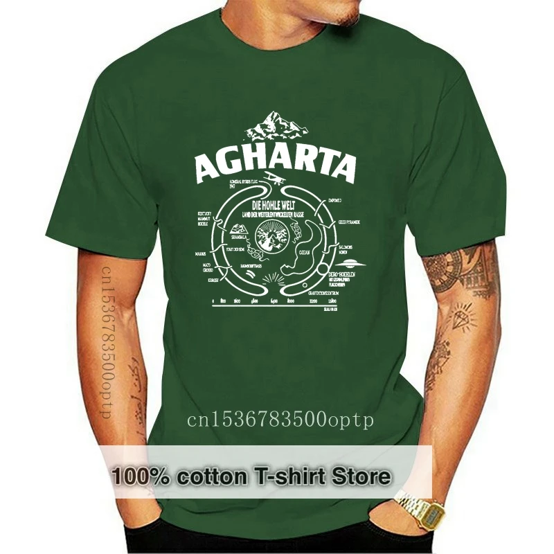 

Agharta-hohle Earth Neuschwabenland Hollow Earth Hohlwelt Vril T-Shirt S - 3XL Cartoon Print Short Sleeve T Shirt Free Shipping