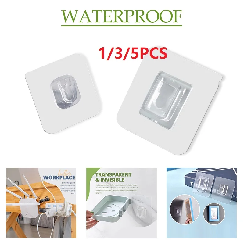 

5 шт., настенные крючки для кухни, ванной, гостиной