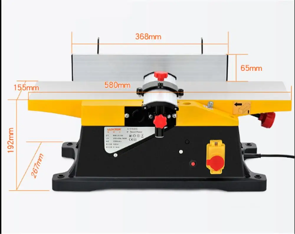 Многофункциональный деревообрабатывающий строгальный станок Настольный