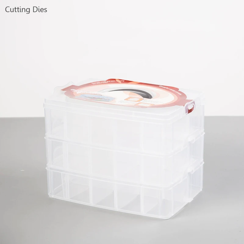 2019 большой прозрачный органайзер для хранения декоративной ленты наклейки