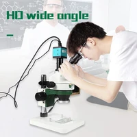 7 45x microscope continuous zoom binocular stereopsis adjustable light source phone repair usb magnifying tv tube bst x62