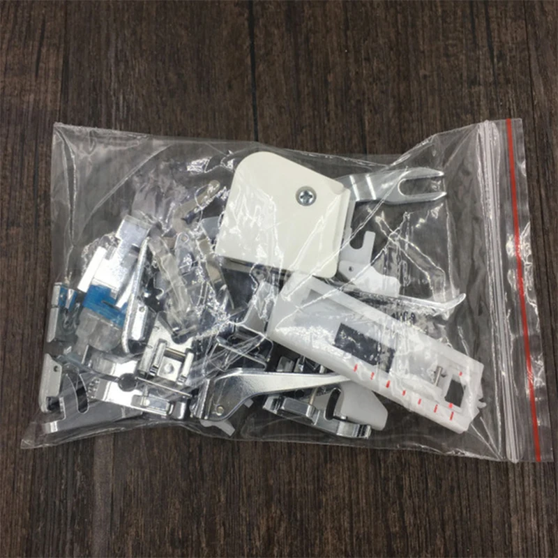 

15pcs Multifunction Presser Foot Sewing Machine Supplies Presser Foot Sewing Accessories For Sewing Machines Feet Kit Set