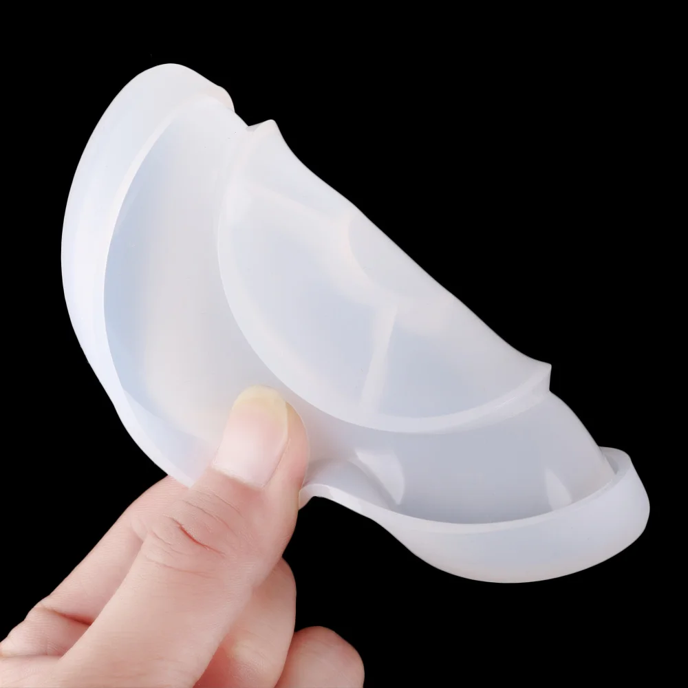 Прозрачные жидкие искусства круглые силиконовые подставки Смола литые формы