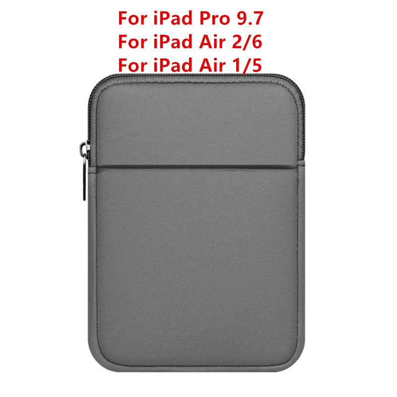 Grey 9.7 Для iPad 9,7 чехол для планшета Чехол-карман для iPad Air 2/1 Pro 10,5 Pro 11 Mini 4 Обложка для iPad Air 10,5 10,2 Coque - Цвет: Grey 9.7