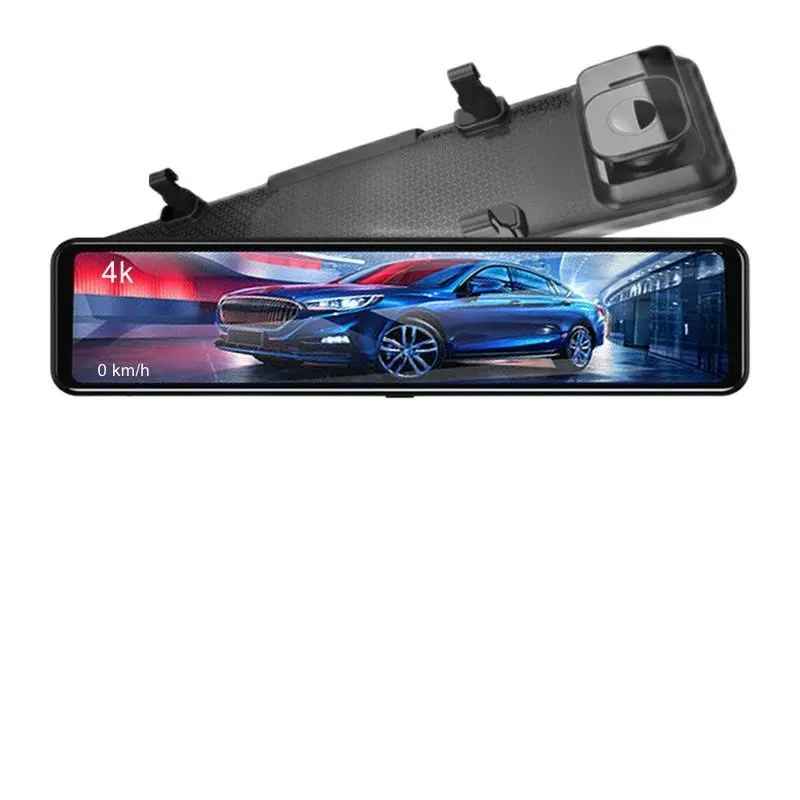 12" Car DVR 4K 3840*2160P Dash Cam Sony IMX415 Rear View Mirror GPS Camera 1080P Car Camera Video Recorder Parking MonitorStre