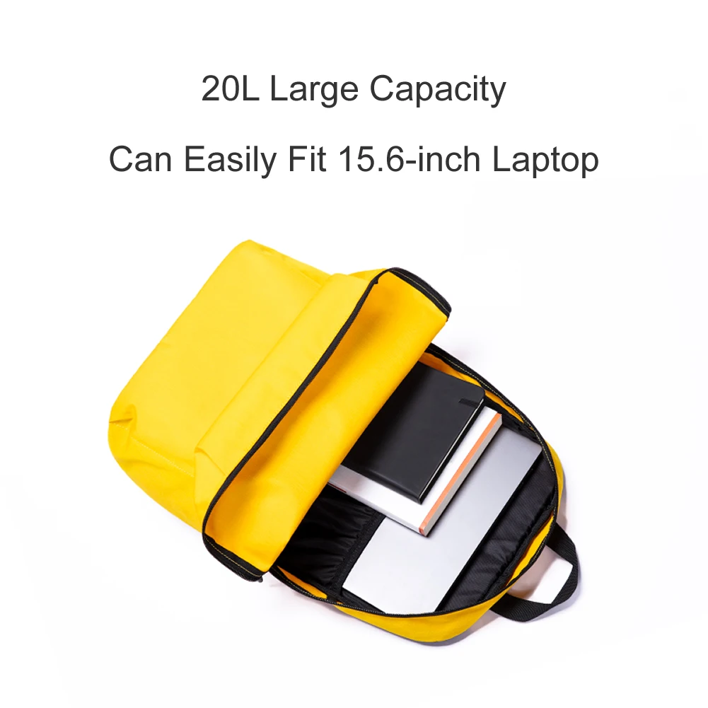 Original Xiaomi Backpack 20L Mi Small Backpack Men Women Sports Bag 15.6 Inch Laptop Backpack Casual School Bag Dropshipping images - 6