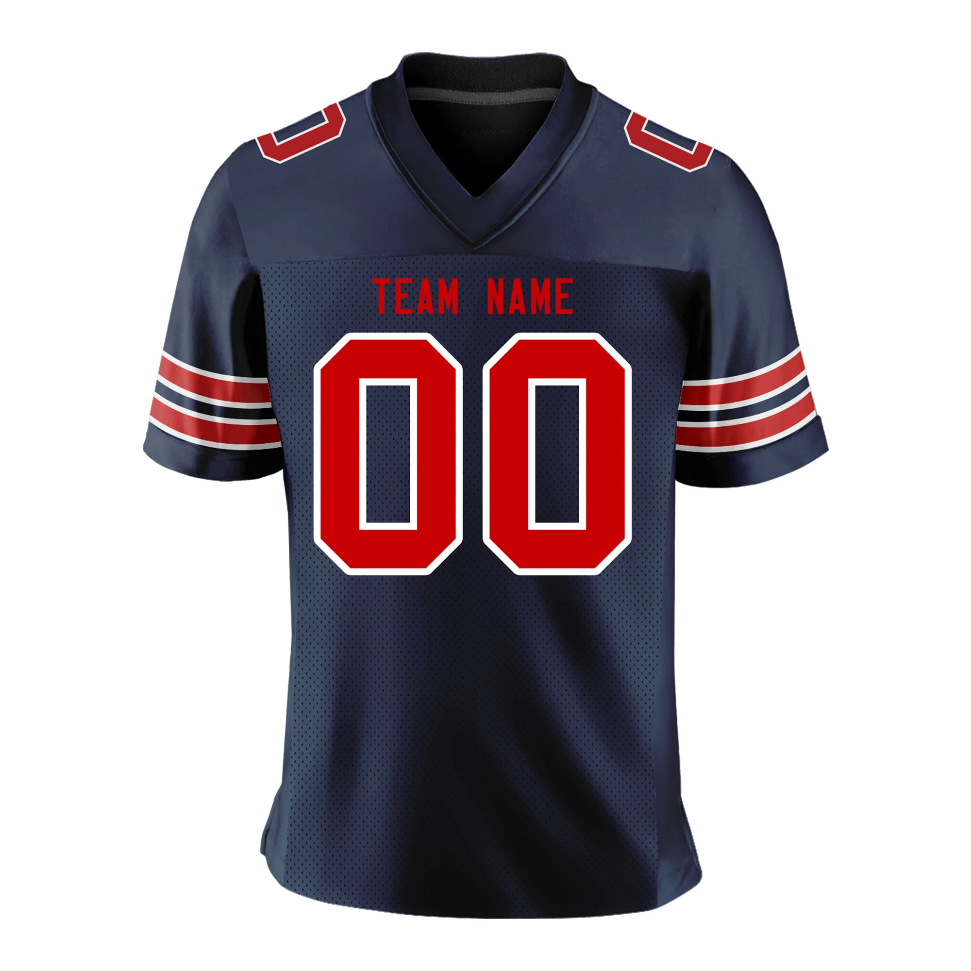 Wholesale Custom American Football Jerseys Printed Team Name Number Rugby Jersey Breathable Stretch Football Shirt for Men/Kids