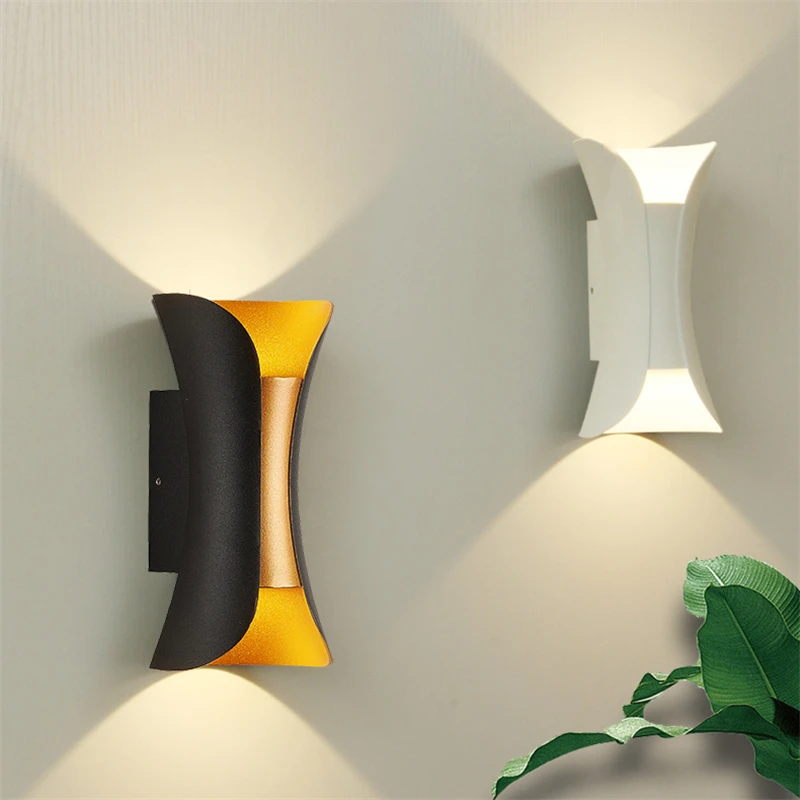 

PAMNNY 2023 Новые водонепроницаемые настенные лампы 6 Вт 10 Вт Алюминиевый COB наружные садовые Патио крыльцо коридор балкон входная дверь бра светильник