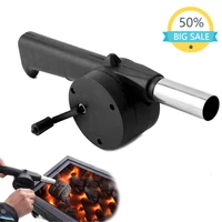 outdoor bbq fan hand cranked air blower hand operated ignition aid portable bbq grill fire picnic camping accessories