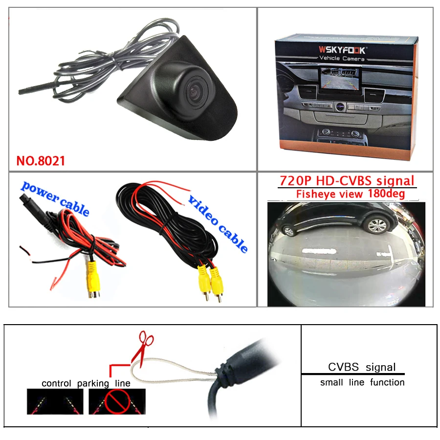 

Камера Переднего Вида с логотипом «рыбий глаз», 1920*1080P, для Honda Accord CRV, Civic