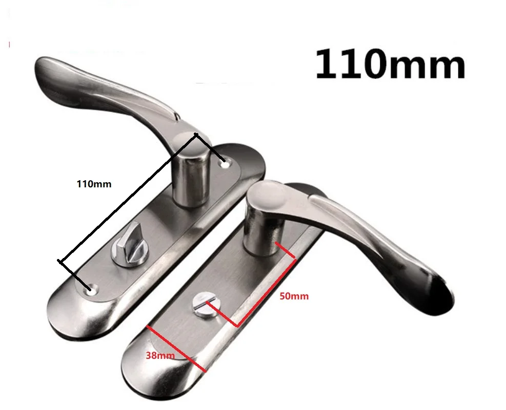 Полностью алюминиевая старый Ванная комната дверные замки без ключа отверстие