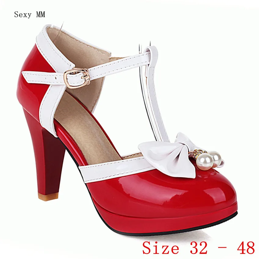 

Women High Heel Shoes Platform Pumps Woman High Heels Party Shoes Kitten Heels Small Plus Size 32 33- 40 41 42 43 44 45 46 47 48
