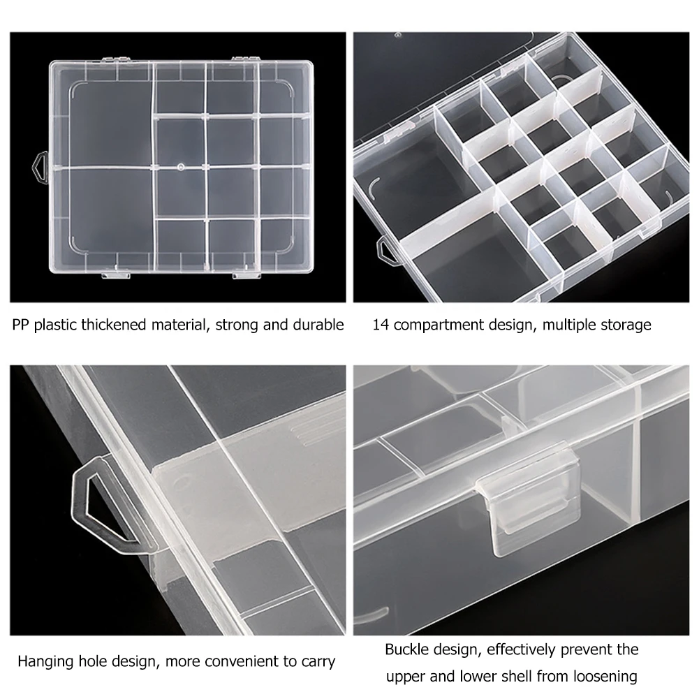 50 слотов пустая коробка для маникюра ногтей Чехол держатель дизайна наконечники