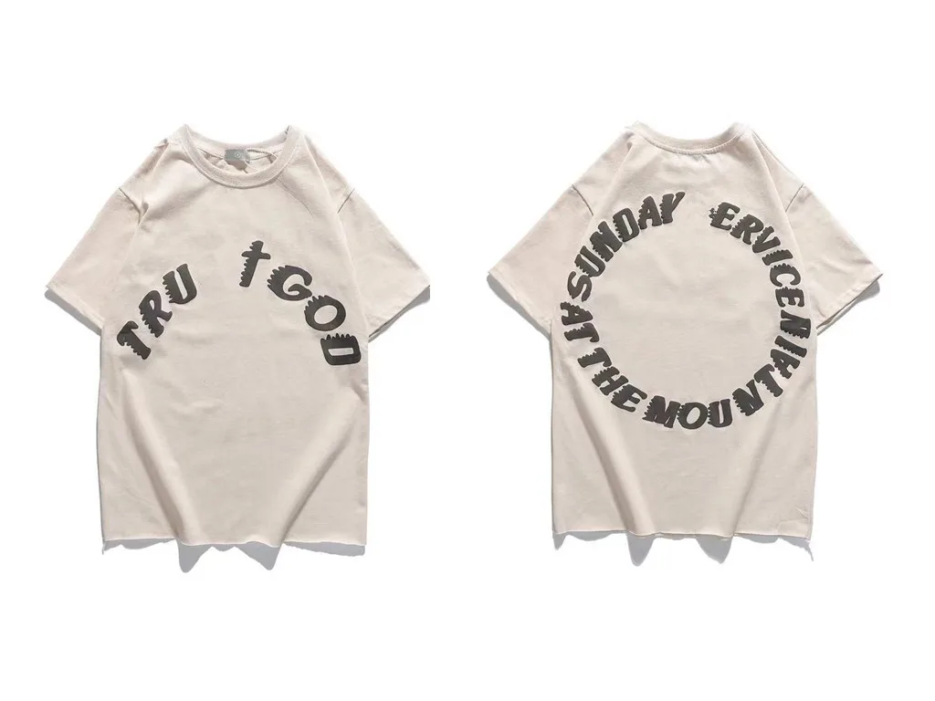 

Kanye sweater European and American retro trendy hip hop loose letter couple coat for men and women