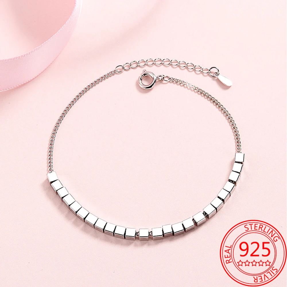 Популярный популярный простой стиль цепочка и звеньевой браслет для женщин