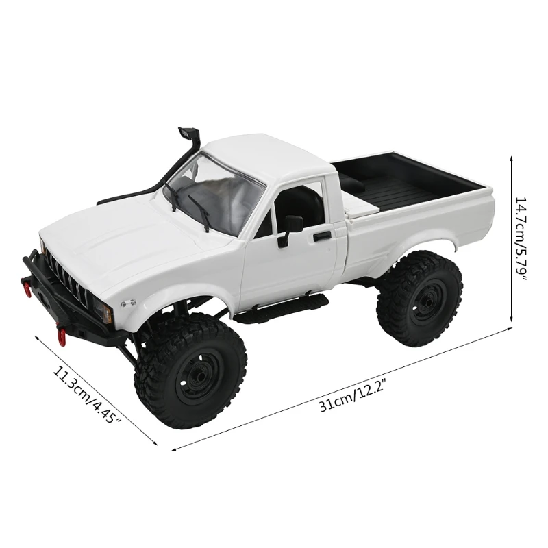 

WPL C24 DIY Rock Crawler RC Off-Road Car Mini RC Pickup Truck Powerful Suspension 4 Wheel Drive Truck Car Assembled KIT