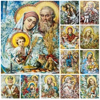 5d character religious diamond painting kit jesus virgin and child handmade gift diamond embroidered mosaic decorative painting
