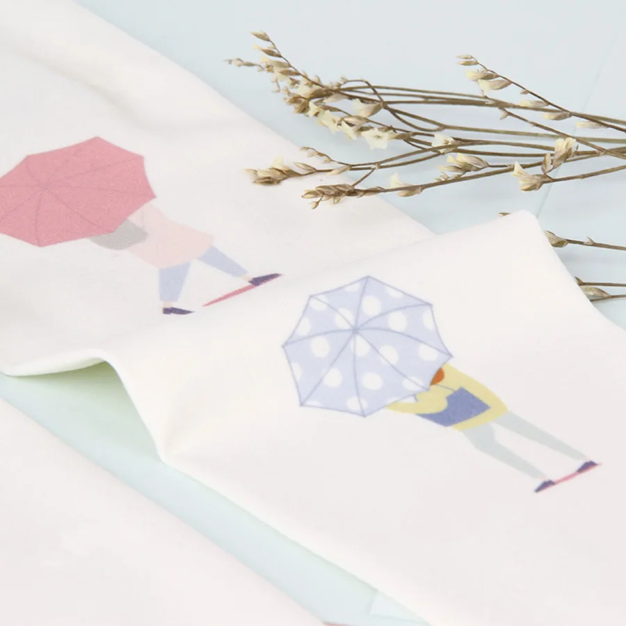 

Lolita Tights Designer Umbrella Printed 80D Thickness Pantyhose Cartoon Ladies Leggings Printed Velvet Stockings