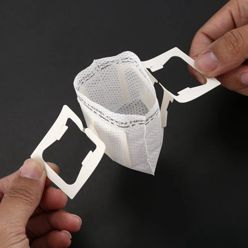 

2 Bags(160Pcs)Pack Drip Coffee Filter Bag Portable Hanging Ear Style Coffee Filters Paper Home Office Travel Brew Coffee