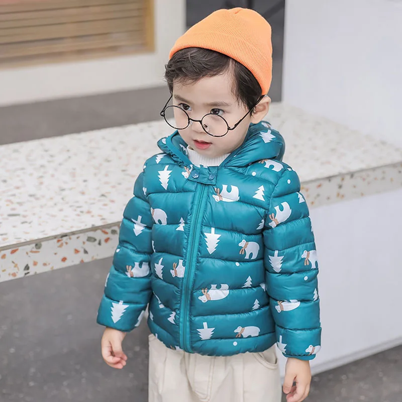 

Kids' Wear Baby Winter Down Jacket Coat Boys Girls Clothes High Quality Warm Hooded Outerwear 1-5 Years Old Children's Clothing