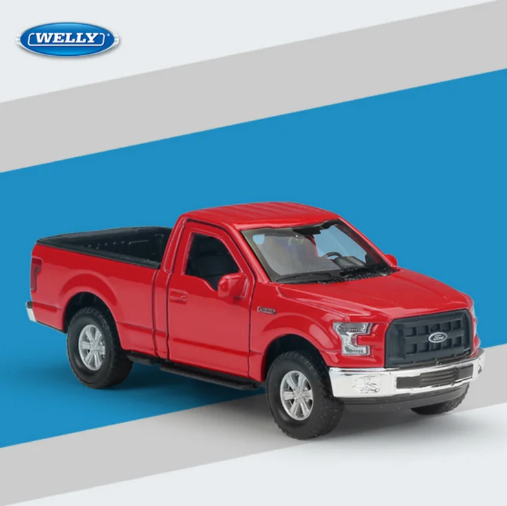 WELLY 1:36 2015 Ford F 150 обычный кабины брелок для автомобильных ключей модель машина