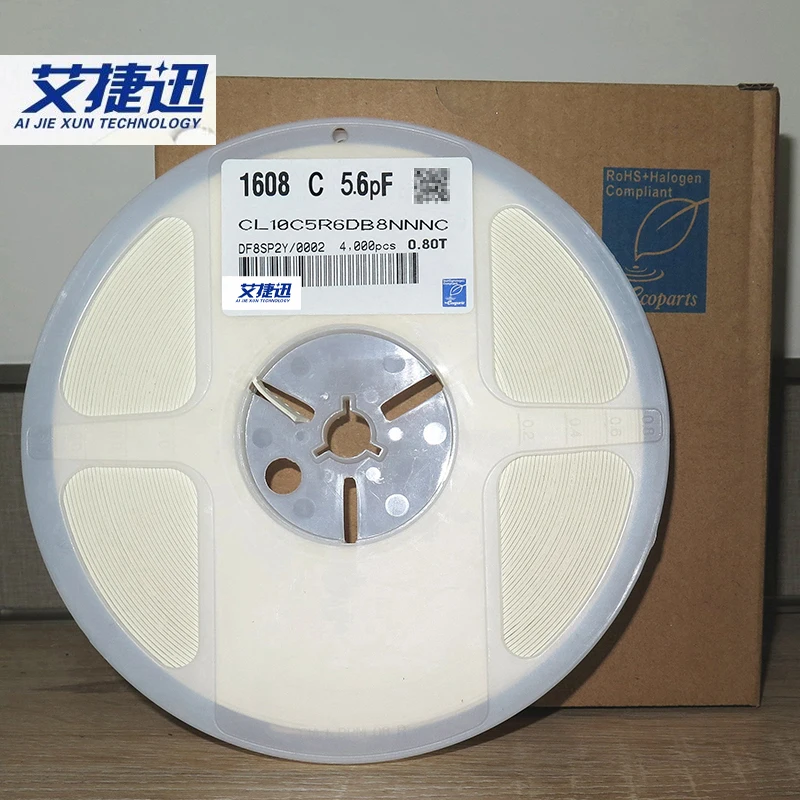 

4000/катушка CL10C5R6DB8NNNC 0603 5.6pF 5R6D 50 В ± 0.5PF C0G емкость чипа
