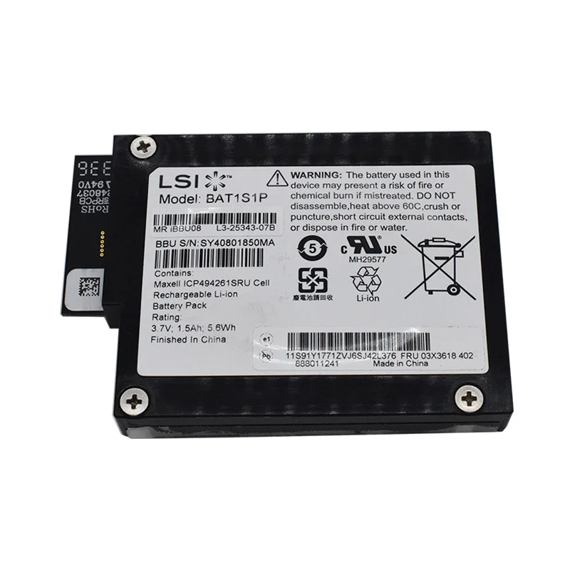 Аккумулятор LSI MegaRAID SAS LSI00264 LSIiBBU08 IBBU08 BBU08 для 9260 8i 9261 8 б/у|Чистящие принадлежности