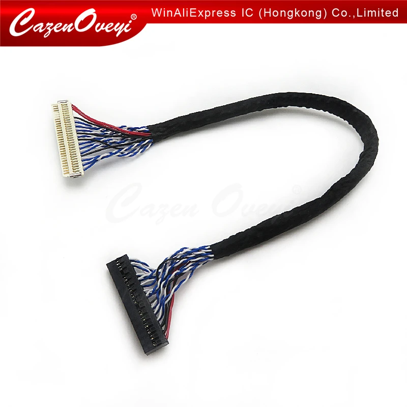1 шт. / Лот 8-битный кабель LVDS FIX-30 Pin 2ch для 17-26 дюймов ЖК светодиодный контроллер