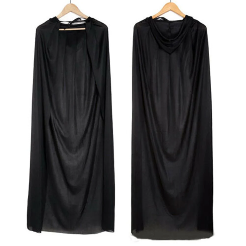 

Halloween Costume Cloak Long hooded Golden Velvet Fancy Dress Grim Reaper Costume XRQ88