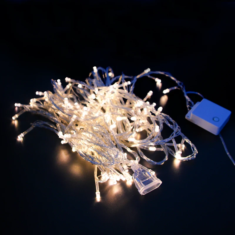 

Декоративная лампа для воздушных шаров, 10 метров, 100 теплых цветов