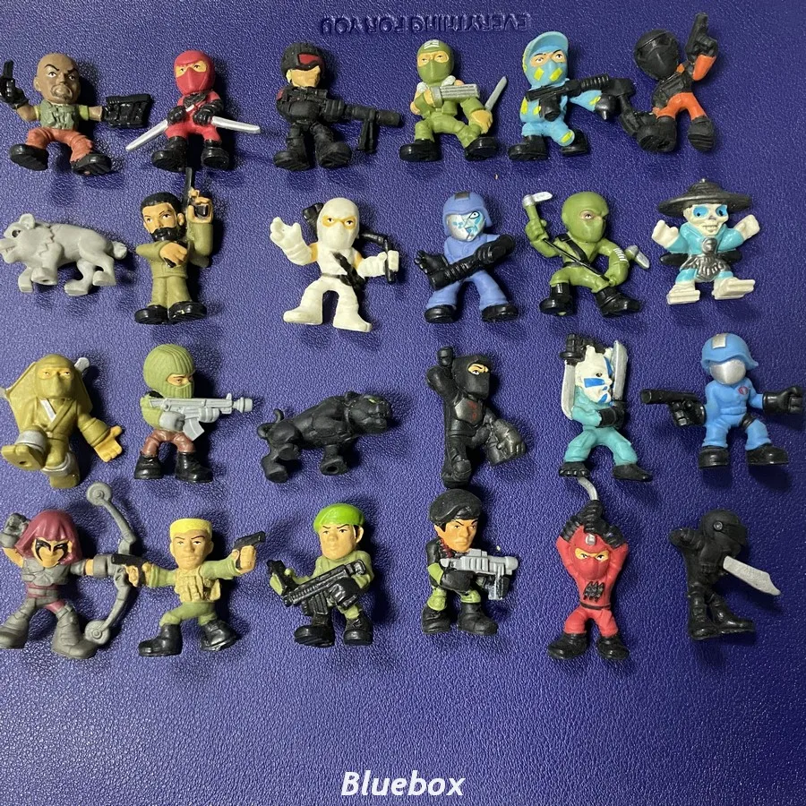 Упаковка G.i. Мини-фигурки GI Joe Micro Force серия 1 Кобра командующий сил призрак гром