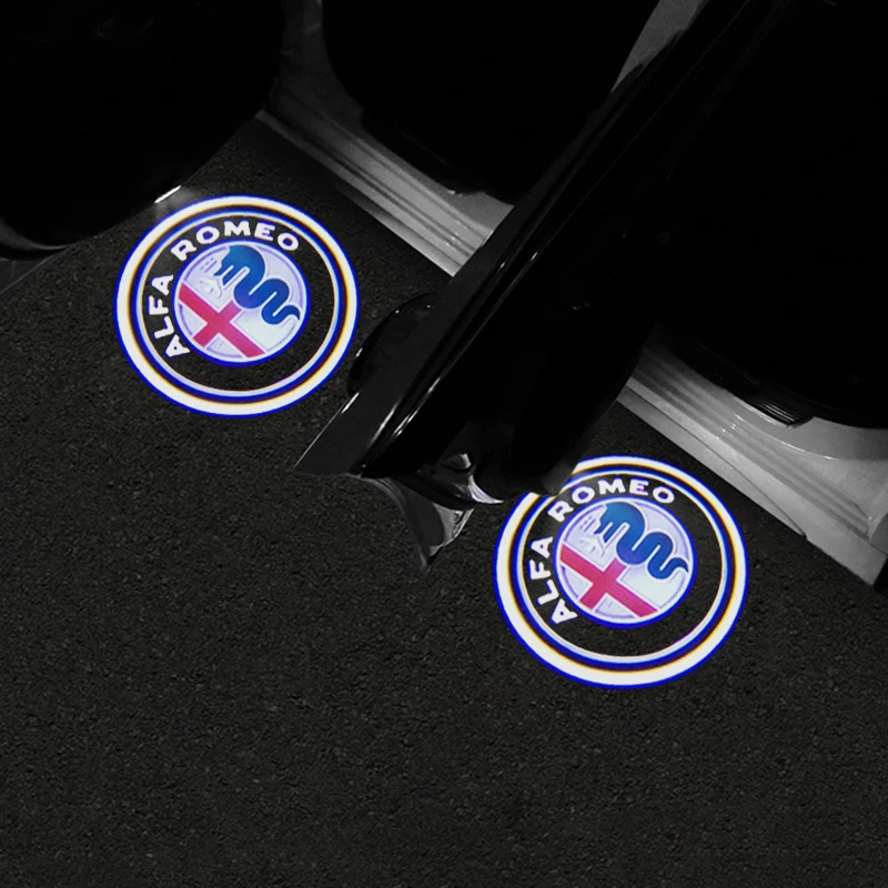 2 шт. светодиодный двери автомобиля Добро пожаловать светильник Logo проектор для