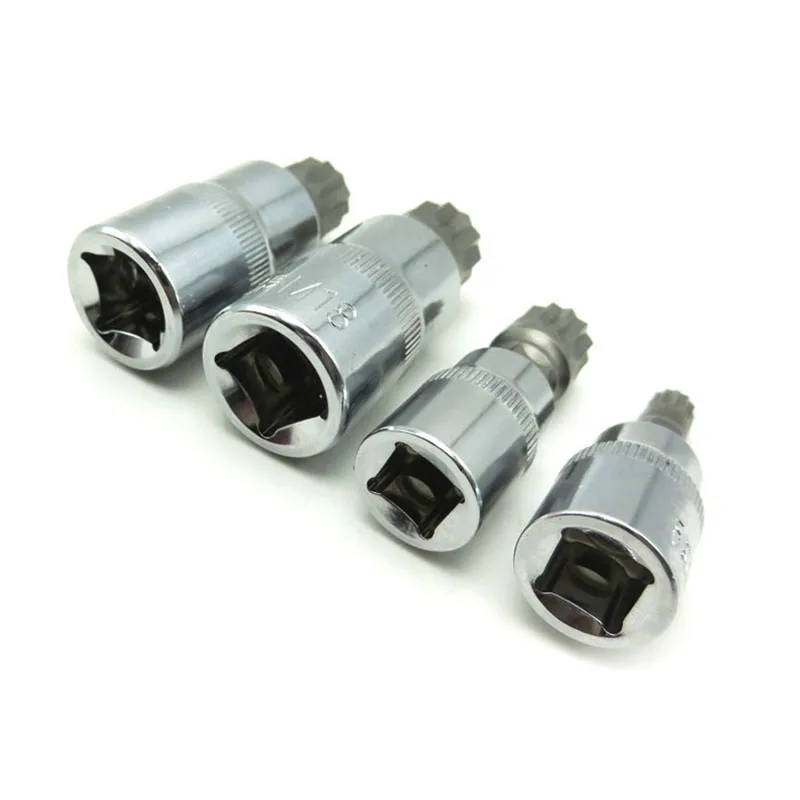 10 шт. набор гаечных ключей с рукавом Allen Ead тройных квадратных сплайнов гнезд для