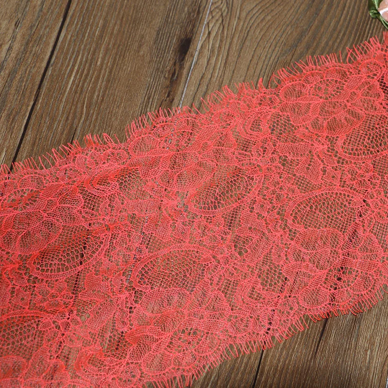 3 ярда 16 см ширина высокое качество ручная работа красный цветочный узор ресницы