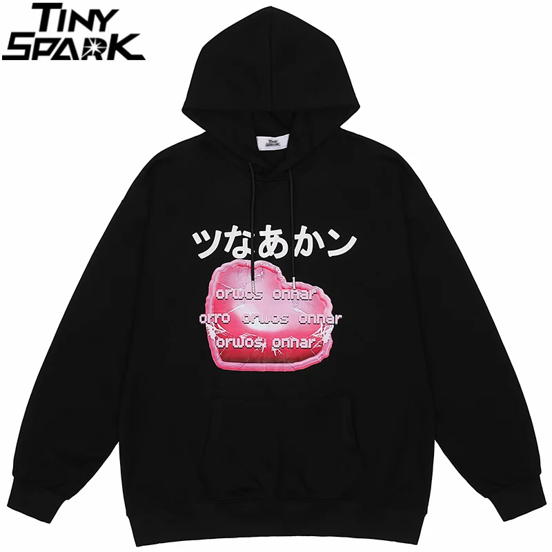 

2021 Мужская Уличная одежда худи в стиле хип-хоп толстовка японский Kanji с буквенным принтом пуловер с капюшоном Harajuku хлопковая Повседневная О...