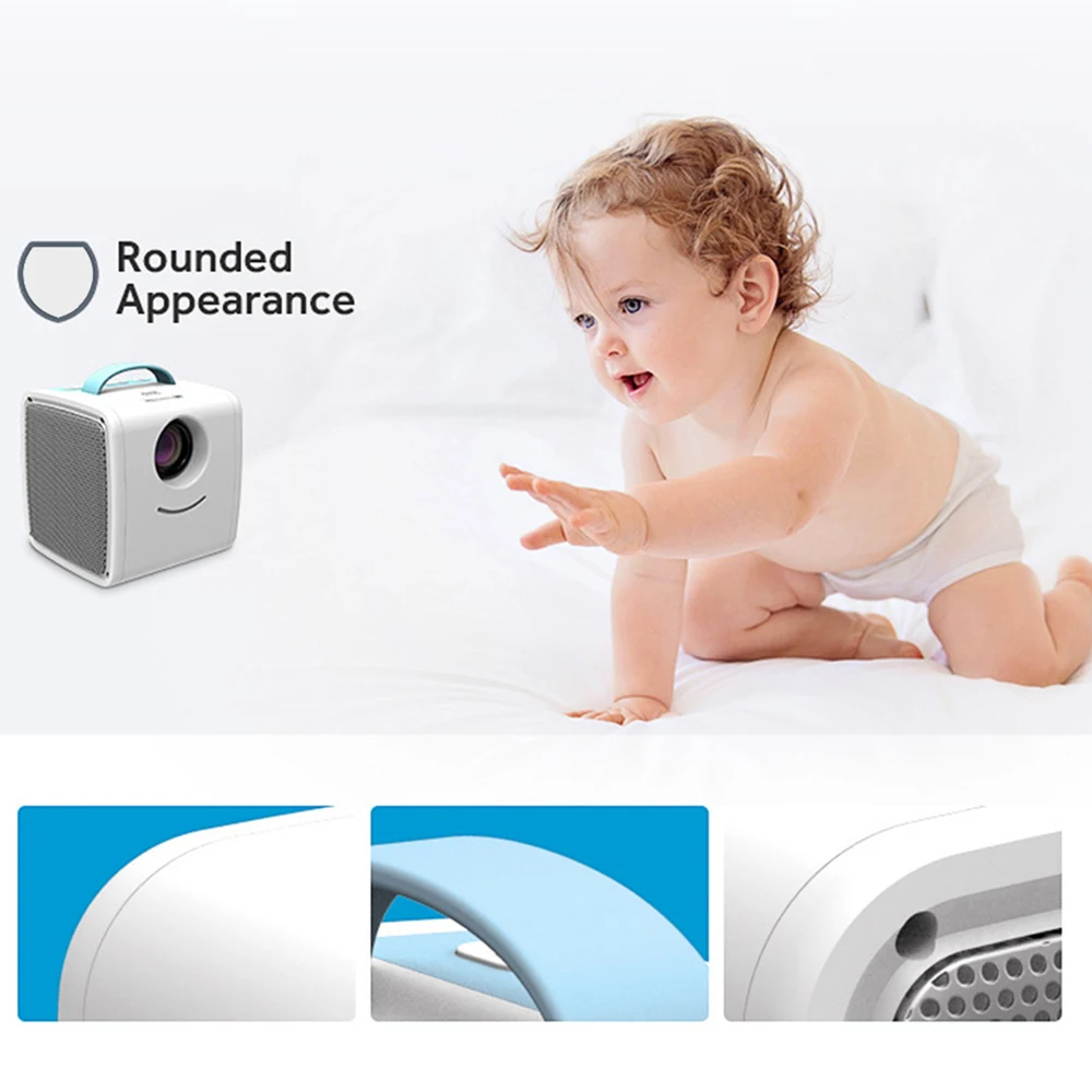 Портативный жк проектор Q2 Mini 700 лм 1080P 70 дюймов детская видеоистория проекция