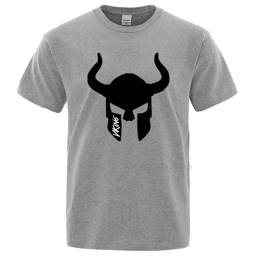 

Odin Vikings Face Funny Tops Fitness Tee Shirt Brand Clothing Homme Summer Loose Men's T-shirt Fashion Streetswear Men T Shirt