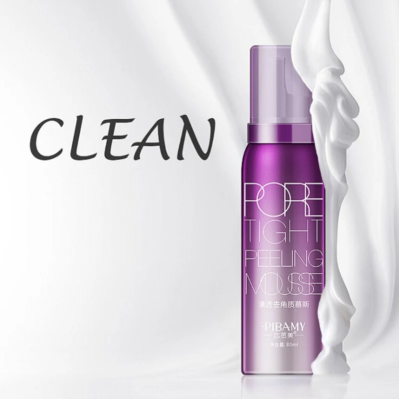 Удаляет омертвевшую кожу сужает поры туго пилинг мусс длительное увлажнение