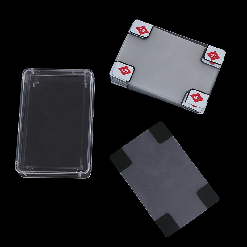 Пластиковые прозрачные водонепроницаемые Волшебные покерные игральные карты из