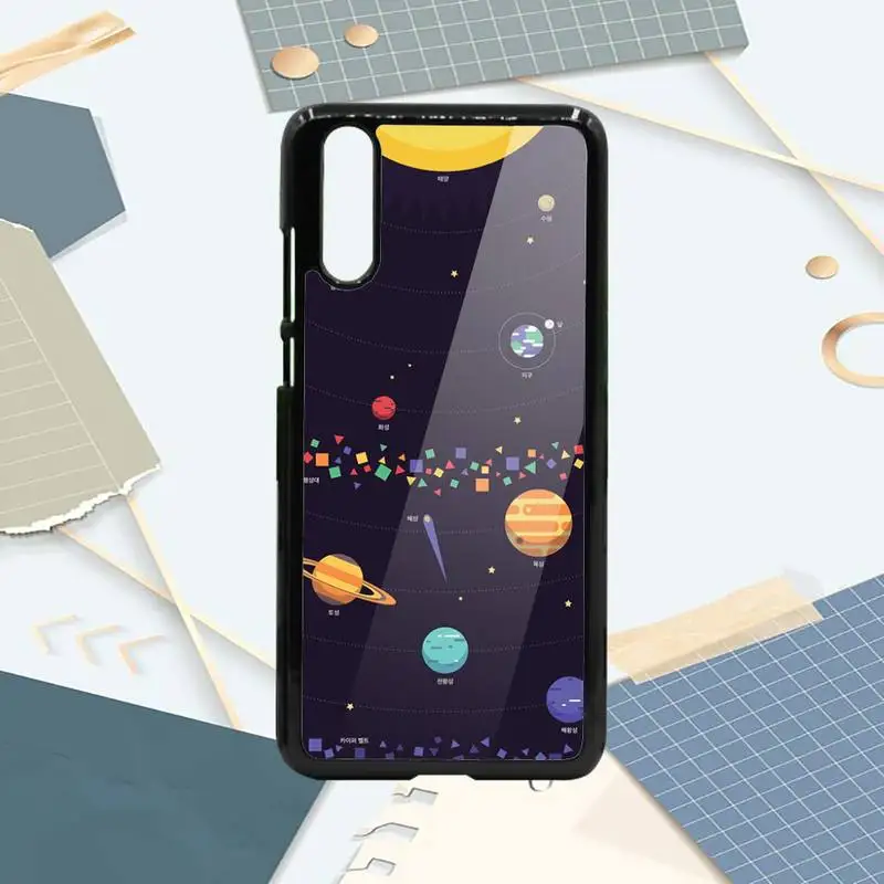 

Cartoon spacecraft universe space Phone Case PC For Samsung galaxy S note 8 9 20 10 e lite2019 plus pro ultra