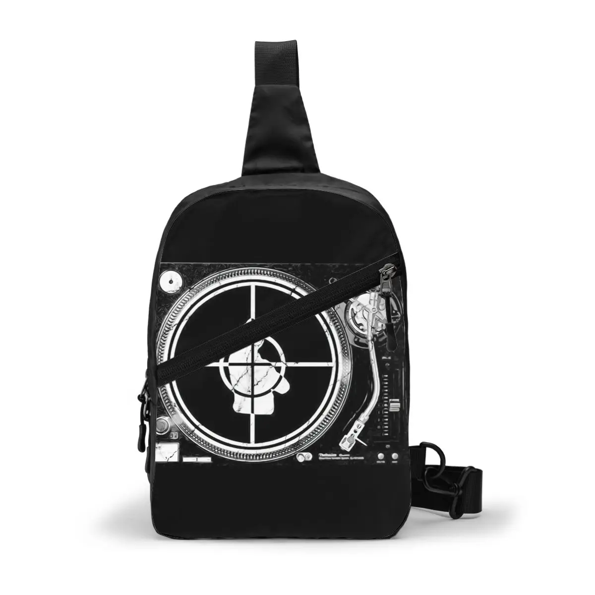 

Public Enemy Chest Bag foldable Waterproof Sling Bag Cute Polyester Streetwear Pouch Bag