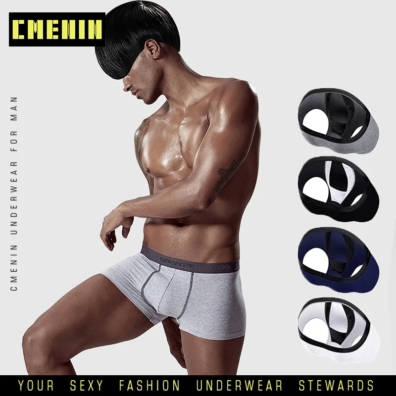 Мужское нижнее белье мужские боксеры мужское сексуальные хлопковые дышащие