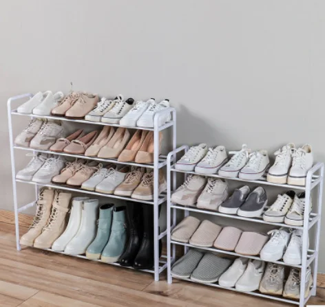 

paint shoe rack punch-free household multifunctional shoe cabinet assembly simple multi-layer storage rack