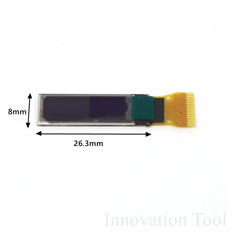 Модуль OLED экрана 0 69 дюйма 14PIN 96*16 пикселей белый цвет драйвер SSD1306 для паяльника