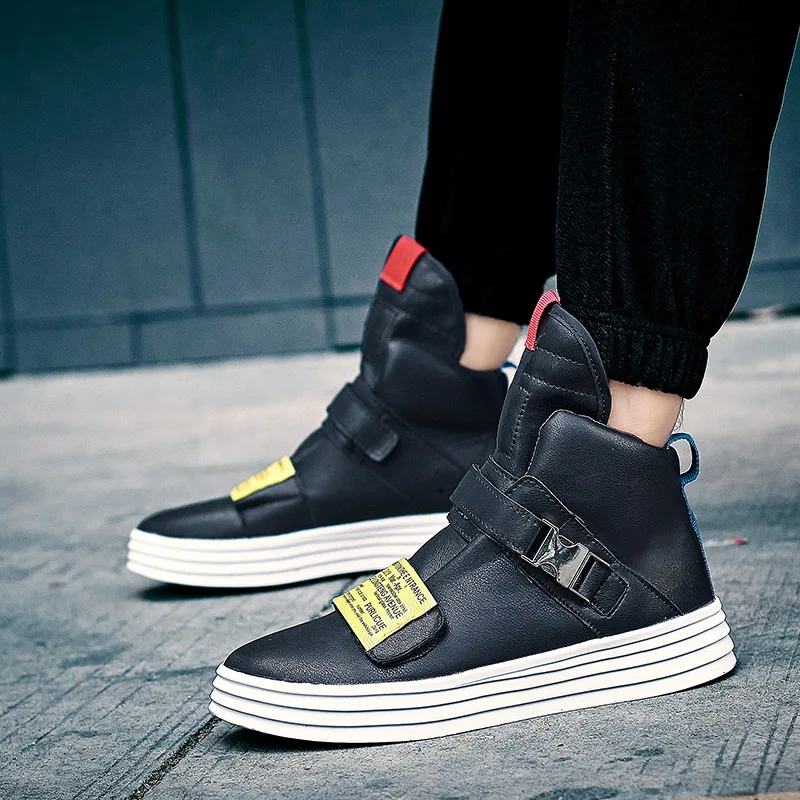 New High-top Men's Sneakers Outdoor Sport Shoes Walking Shoes Male White Sneakers Comfortable Casual Sneakers Zapatillas Hombre