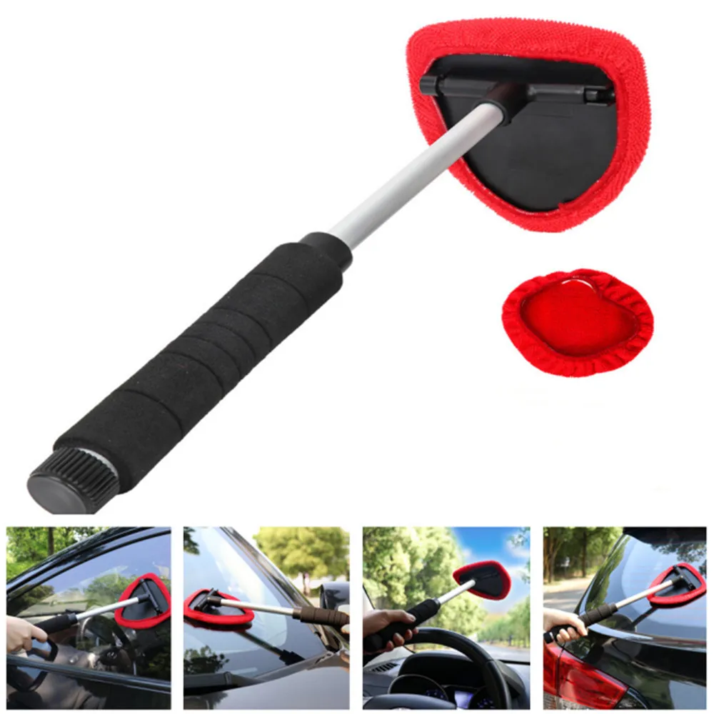 Щетка стеклоочистителя автомобиля телескопическая ручка мойка стекла мягкое